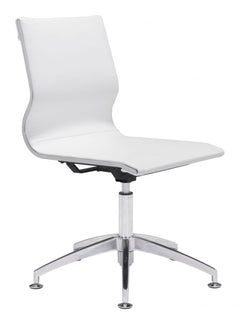 Zuo Modern Glider Conference Chair White 100378