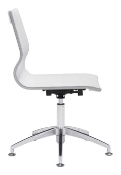 Zuo Modern Glider Conference Chair White 100378