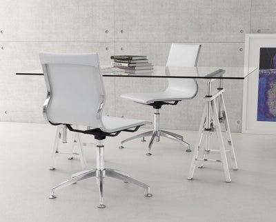 Zuo Modern Glider Conference Chair White 100378