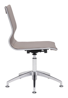 Zuo Modern Glider Conference Chair White 100378