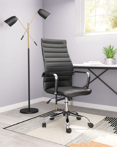 Zuo Modern Primero Office Chair Black | White