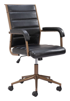 Zuo Modern Auction Office Chair Vintage Black | Espresso