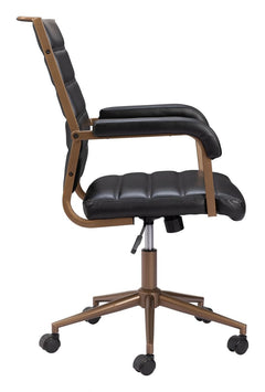 Zuo Modern Auction Office Chair Vintage Black | Espresso