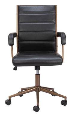 Zuo Modern Auction Office Chair Vintage Black | Espresso