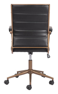 Zuo Modern Auction Office Chair Vintage Black | Espresso