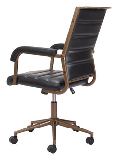 Zuo Modern Auction Office Chair Vintage Black | Espresso