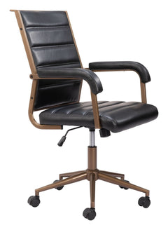 Zuo Modern Auction Office Chair Vintage Black | Espresso