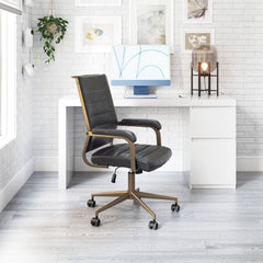 Zuo Modern Auction Office Chair Vintage Black | Espresso