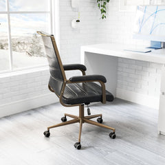 Zuo Modern Auction Office Chair Vintage Black | Espresso