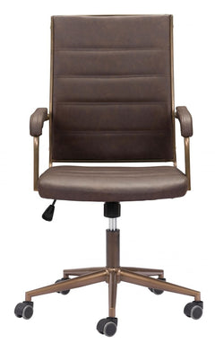 Zuo Modern Auction Office Chair Vintage Black | Espresso