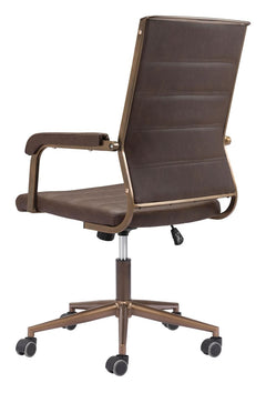 Zuo Modern Auction Office Chair Vintage Black | Espresso