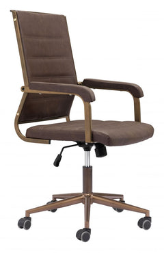 Zuo Modern Auction Office Chair Vintage Black | Espresso