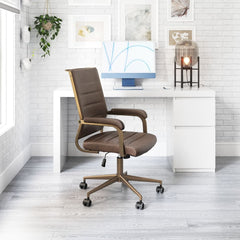 Zuo Modern Auction Office Chair Vintage Black | Espresso