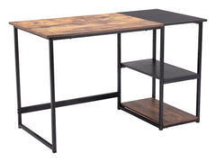 Zuo Modern Ukraine Desk Vintage Brown & Black 109281