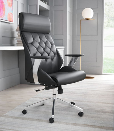 Zuo Modern Boutique Office Chair Black | White