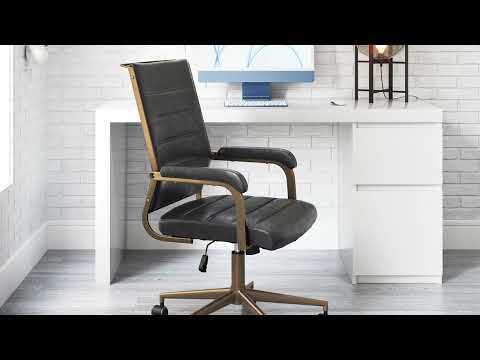 Zuo Modern Auction Office Chair Vintage Black | Espresso